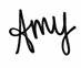 Signature that reads: Amy