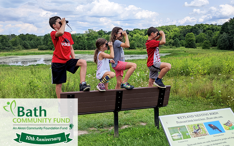 Bath Community Fund recently awarded a grant to the University of Akron Field Station