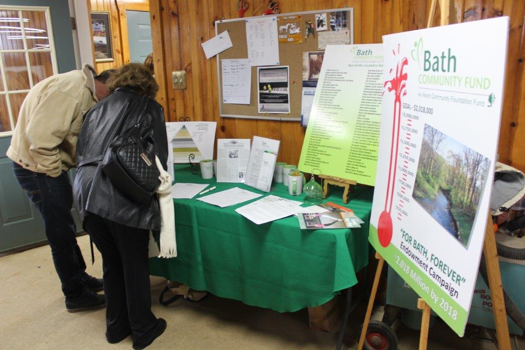 Table with informational materials