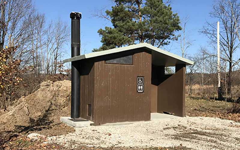 Grant helps build new restroom at Bath Nature Preserve