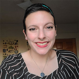 A smiling student