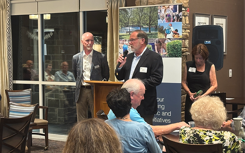 Barry Hollis, John Warmus and Jane Warmus