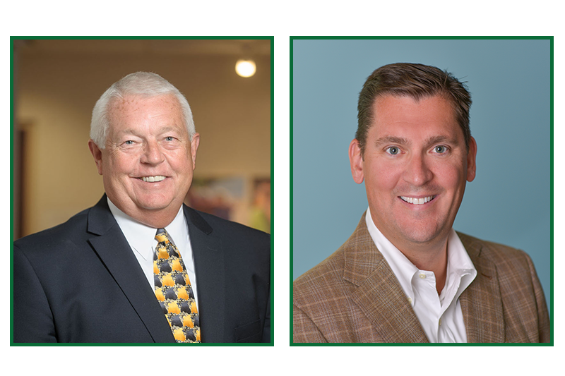 Portraits of Bill Heck and Brian Gale