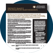 Private Family Foundation Partnerships PDF Download Icon