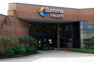 The entrance to Summa Health's Pride Clinic