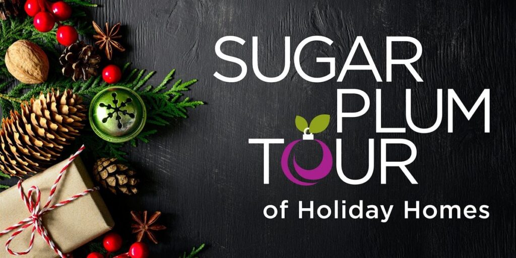 Sugar Plum Tour of Holiday Homes logo featuring the words