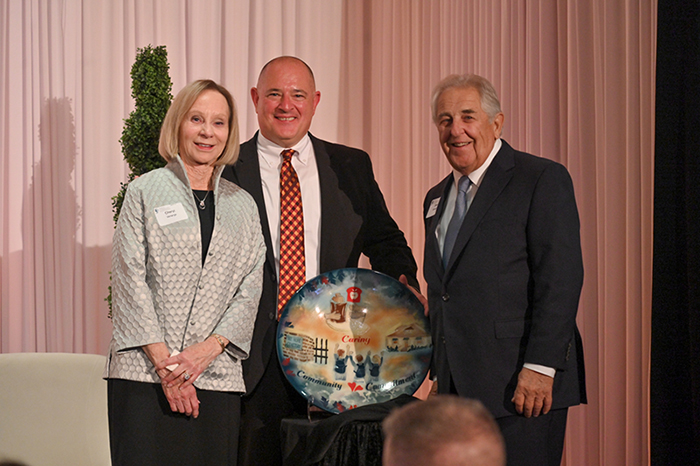 Venarges pictured with John F. Garofalo