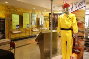 Akron History Center display